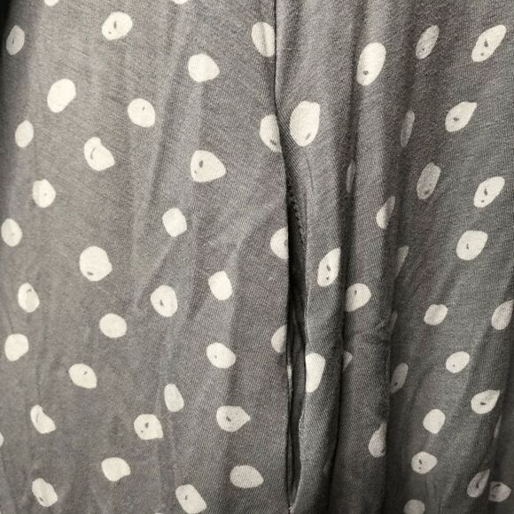 Agnes & Dora Womens Dress S Walker Jersey Midi Polka Dot Modest Church Fit Flare - Picture 5 of 7